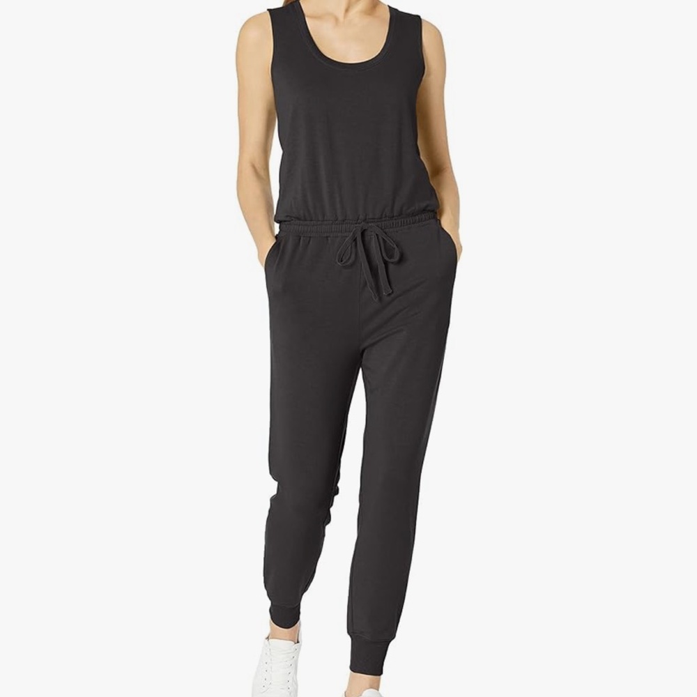 Black Sleeveless Jumpsuit